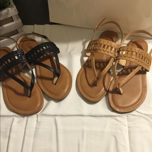 Set of 2 sandals great used condition